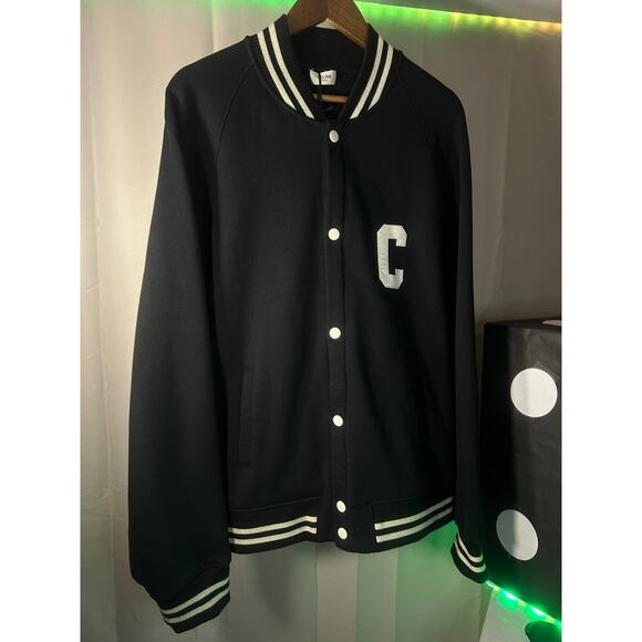 Celine Black & White Teddy Varsity Jacket (Minor Discolor) - Picture 1 of 16